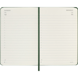 Kalender 12M Daily 2026 Hardcover Pocket Myrtle Green in de groep Papier & Blokken / Kalenders en agenda's / 12 maanden agenda's bij Voorcrea (136092)