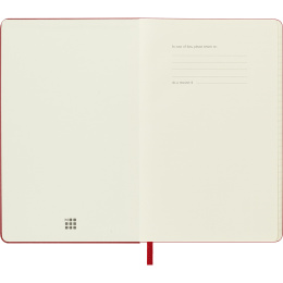 Kalender 12M Daily 2026 Hardcover Pocket Red in de groep Papier & Blokken / Kalenders en agenda's / 12 maanden agenda's bij Voorcrea (136093)