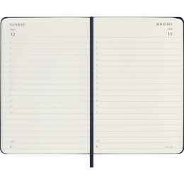 Kalender 12M Daily 2026 Hardcover Pocket Sapphire Blue in de groep Papier & Blokken / Kalenders en agenda's / 12 maanden agenda's bij Voorcrea (136095)