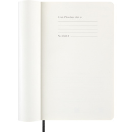 Kalender 12M Monthly 2026 Softcover Large Black in de groep Papier & Blokken / Kalenders en agenda's / 12 maanden agenda's bij Voorcrea (136097)