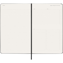 Kalender 12M Weekly Vertical PRO 2026 Hardcover Large Black in de groep Papier & Blokken / Kalenders en agenda's / 12 maanden agenda's bij Voorcrea (136100)