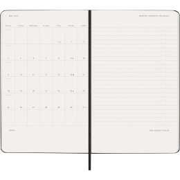 Kalender 12M Weekly Vertical PRO 2026 Hardcover Large Black in de groep Papier & Blokken / Kalenders en agenda's / 12 maanden agenda's bij Voorcrea (136100)