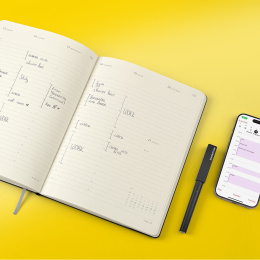 Kalender 12M M+ Digital Planner Weekly Vertical 2026 XL Black in de groep Papier & Blokken / Kalenders en agenda's / 12 maanden agenda's bij Voorcrea (136102)