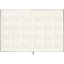 Kalender 12M M+ Digital Planner Weekly Vertical 2026 XL Black in de groep Papier & Blokken / Kalenders en agenda's / 12 maanden agenda's bij Voorcrea (136102)