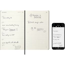 Kalender 12M M+ Digital Planner Weekly Note 2026 Large Black in de groep Papier & Blokken / Kalenders en agenda's / 12 maanden agenda's bij Voorcrea (136103)