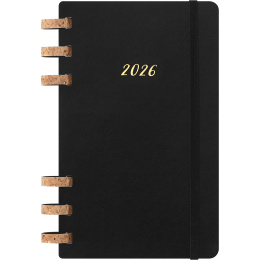 Kalender 12M Spiral Planner 2026 Large Black in de groep Papier & Blokken / Kalenders en agenda's / 12 maanden agenda's bij Voorcrea (136104)