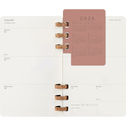 Kalender 12M Spiral Planner 2026 Large Black in de groep Papier & Blokken / Kalenders en agenda's / 12 maanden agenda's bij Voorcrea (136104)