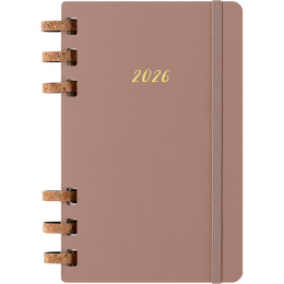 Kalender 12M Spiral Planner 2026 Large Almond in de groep Papier & Blokken / Kalenders en agenda's / 12 maanden agenda's bij Voorcrea (136105)
