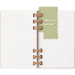 Kalender 12M Spiral Planner 2026 Large Almond in de groep Papier & Blokken / Kalenders en agenda's / 12 maanden agenda's bij Voorcrea (136105)