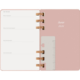 Kalender 12M Spiral Planner 2026 Large Almond in de groep Papier & Blokken / Kalenders en agenda's / 12 maanden agenda's bij Voorcrea (136105)