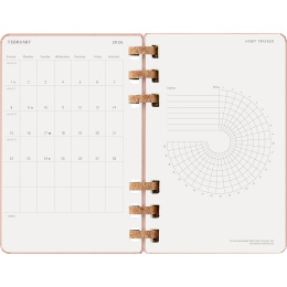 Kalender 12M Spiral Planner 2026 Large Almond in de groep Papier & Blokken / Kalenders en agenda's / 12 maanden agenda's bij Voorcrea (136105)