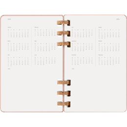Kalender 12M Spiral Planner 2026 Large Almond in de groep Papier & Blokken / Kalenders en agenda's / 12 maanden agenda's bij Voorcrea (136105)