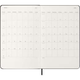 Kalender 12M Weekly Horizontal 2026 Hardcover Large Black in de groep Papier & Blokken / Kalenders en agenda's / 12 maanden agenda's bij Voorcrea (136106) Kalender 12M Weekly Horizontal 2026 Hardcover Large Black in de groep Papier & Blokken / Kalenders en agenda's / 12 maanden agenda's bij Voorcrea (136106)