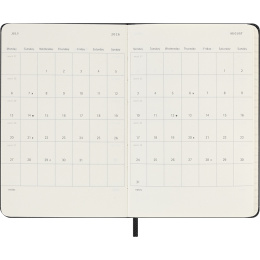 Kalender 12M Weekly Horizontal 2026 Hardcover Pocket Black in de groep Papier & Blokken / Kalenders en agenda's / 12 maanden agenda's bij Voorcrea (136108) Kalender 12M Weekly Horizontal 2026 Hardcover Pocket Black in de groep Papier & Blokken / Kalenders en agenda's / 12 maanden agenda's bij Voorcrea (136108)