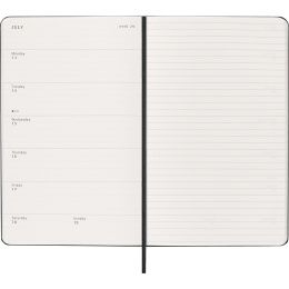 Kalender 12M Weekly Notebook 2026 Hardcover Large Black in de groep Papier & Blokken / Kalenders en agenda's / 12 maanden agenda's bij Voorcrea (136110)