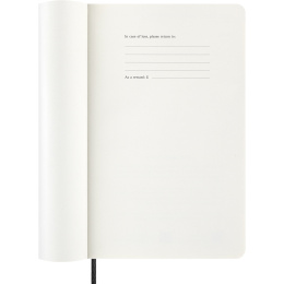 Kalender 12M Weekly Notebook 2026 Softcover Large Black in de groep Papier & Blokken / Kalenders en agenda's / 12 maanden agenda's bij Voorcrea (136111)