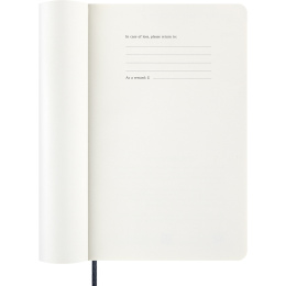 Kalender 12M Weekly Notebook 2026 Softcover Large Sapphire Blue in de groep Papier & Blokken / Kalenders en agenda's / 12 maanden agenda's bij Voorcrea (136114)