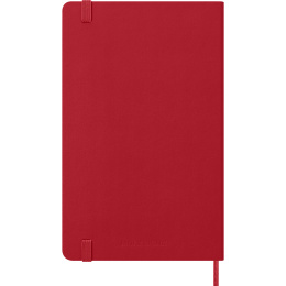 Kalender 12M Weekly Notebook 2026 Hardcover Large Red in de groep Papier & Blokken / Kalenders en agenda's / 12 maanden agenda's bij Voorcrea (136115)