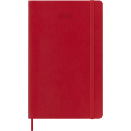 Kalender 12M Weekly Notebook 2026 Softcover Large Red in de groep Papier & Blokken / Kalenders en agenda's / 12 maanden agenda's bij Voorcrea (136116)