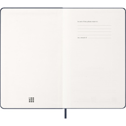 Kalender 12M Weekly Notebook 2026 Hardcover Large Sapphire Blue in de groep Papier & Blokken / Kalenders en agenda's / 12 maanden agenda's bij Voorcrea (136117)
