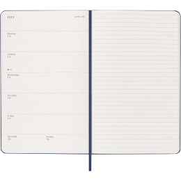 Kalender 12M Weekly Notebook 2026 Hardcover Large Sapphire Blue in de groep Papier & Blokken / Kalenders en agenda's / 12 maanden agenda's bij Voorcrea (136117)