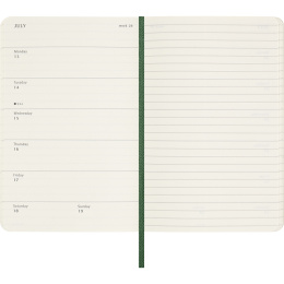 Kalender 12M Weekly Notebook 2026 Softcover Pocket Myrtle Green in de groep Papier & Blokken / Kalenders en agenda's / 12 maanden agenda's bij Voorcrea (136121)