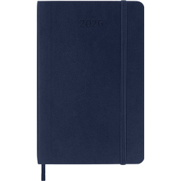 Kalender 12M Weekly Notebook 2026 Softcover Pocket Sapphire Blue in de groep Papier & Blokken / Kalenders en agenda's / 12 maanden agenda's bij Voorcrea (136122)