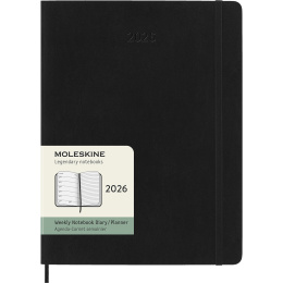 Kalender 12M Weekly Notebook 2026 Softcover XL Black in de groep Papier & Blokken / Kalenders en agenda's / 12 maanden agenda's bij Voorcrea (136127) Kalender 12M Weekly Notebook 2026 Softcover XL Black in de groep Papier & Blokken / Kalenders en agenda's / 12 maanden agenda's bij Voorcrea (136127)