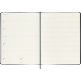 Kalender 12M Weekly Notebook 2026 Hardcover XL Sapphire Blue in de groep Papier & Blokken / Kalenders en agenda's / 12 maanden agenda's bij Voorcrea (136128) Kalender 12M Weekly Notebook 2026 Hardcover XL Sapphire Blue in de groep Papier & Blokken / Kalenders en agenda's / 12 maanden agenda's bij Voorcrea (136128)
