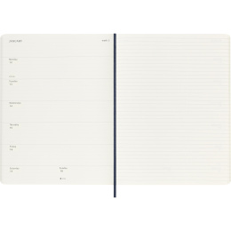 Kalender 12M Weekly Notebook 2026 Softcover XL Sapphire Blue in de groep Papier & Blokken / Kalenders en agenda's / 12 maanden agenda's bij Voorcrea (136129) Kalender 12M Weekly Notebook 2026 Softcover XL Sapphire Blue in de groep Papier & Blokken / Kalenders en agenda's / 12 maanden agenda's bij Voorcrea (136129)