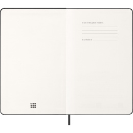 Kalender 12M Weekly Vertical 2026 Hardcover Large Black in de groep Papier & Blokken / Kalenders en agenda's / 12 maanden agenda's bij Voorcrea (136130)