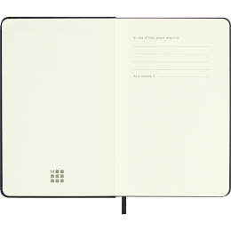 Kalender 12M Weekly Vertical 2026 Hardcover Pocket Black in de groep Papier & Blokken / Kalenders en agenda's / 12 maanden agenda's bij Voorcrea (136131)