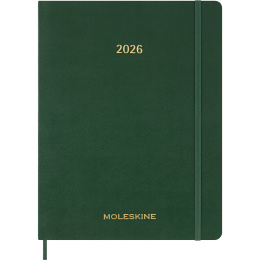 Kalender 12M Weekly Vertical 2026 Hardcover XXL Myrtle Green in de groep Papier & Blokken / Kalenders en agenda's / 12 maanden agenda's bij Voorcrea (136135)