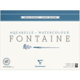 Fontaine Aquarelblok Cloud Texture 36x48 cm 300g in de groep Papier & Blokken / Tekenblokken / Aquarelblokken bij Voorcrea (136138)