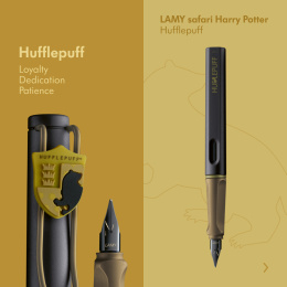 Safari Vulpen Hufflepuff in de groep Pennen / Fine Writing / Vulpennen bij Voorcrea (136189_r)
