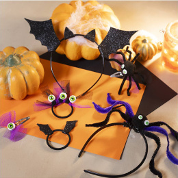 DIY-set Halloween Haaraccessoires in de groep Creëren & Hobby / Feestdagen en seizoenen / Halloween bij Voorcrea (136212)