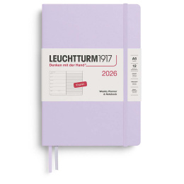 Kalender Weekly Planner & Notebook 2026 A5 Lilac in de groep Papier & Blokken / Kalenders en agenda's / 12 maanden agenda's bij Voorcrea (136218) Kalender Weekly Planner & Notebook 2026 A5 Lilac in de groep Papier & Blokken / Kalenders en agenda's / 12 maanden agenda's bij Voorcrea (136218)