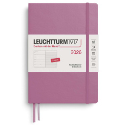 Kalender Weekly Planner & Notebook 2026 A5 Dusty Rose in de groep Papier & Blokken / Kalenders en agenda's / 12 maanden agenda's bij Voorcrea (136219) Kalender Weekly Planner & Notebook 2026 A5 Dusty Rose in de groep Papier & Blokken / Kalenders en agenda's / 12 maanden agenda's bij Voorcrea (136219)