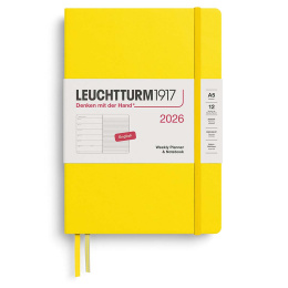 Kalender Weekly Planner & Notebook 2026 A5 Lemon in de groep Papier & Blokken / Kalenders en agenda's / 12 maanden agenda's bij Voorcrea (136222) Kalender Weekly Planner & Notebook 2026 A5 Lemon in de groep Papier & Blokken / Kalenders en agenda's / 12 maanden agenda's bij Voorcrea (136222)