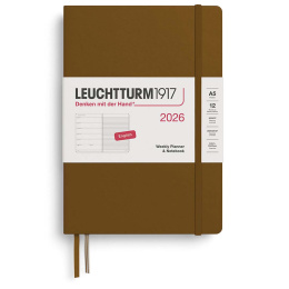 Kalender Weekly Planner & Notebook 2026 A5 Spice Brown in de groep Papier & Blokken / Kalenders en agenda's / 12 maanden agenda's bij Voorcrea (136229) Kalender Weekly Planner & Notebook 2026 A5 Spice Brown in de groep Papier & Blokken / Kalenders en agenda's / 12 maanden agenda's bij Voorcrea (136229)