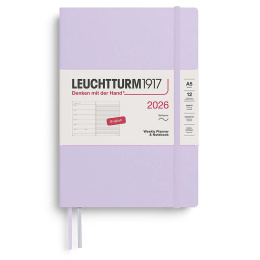 Kalender Weekly Planner & Notebook 2026 A5 Soft Cover Lilac in de groep Papier & Blokken / Kalenders en agenda's / 12 maanden agenda's bij Voorcrea (136239) Kalender Weekly Planner & Notebook 2026 A5 Soft Cover Lilac in de groep Papier & Blokken / Kalenders en agenda's / 12 maanden agenda's bij Voorcrea (136239)