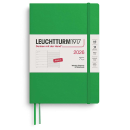Kalender Weekly Planner & Notebook 2026 A5 Soft Cover Spring Leaf in de groep Papier & Blokken / Kalenders en agenda's / 12 maanden agenda's bij Voorcrea (136245) Kalender Weekly Planner & Notebook 2026 A5 Soft Cover Spring Leaf in de groep Papier & Blokken / Kalenders en agenda's / 12 maanden agenda's bij Voorcrea (136245)