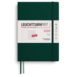 Kalender Weekly Planner & Notebook 2026 A5 Soft Cover Forest Green in de groep Papier & Blokken / Kalenders en agenda's / 12 maanden agenda's bij Voorcrea (136246) Kalender Weekly Planner & Notebook 2026 A5 Soft Cover Forest Green in de groep Papier & Blokken / Kalenders en agenda's / 12 maanden agenda's bij Voorcrea (136246)