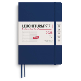Kalender Weekly Planner & Notebook 2026 A5 Soft Cover Navy in de groep Papier & Blokken / Kalenders en agenda's / 12 maanden agenda's bij Voorcrea (136249) Kalender Weekly Planner & Notebook 2026 A5 Soft Cover Navy in de groep Papier & Blokken / Kalenders en agenda's / 12 maanden agenda's bij Voorcrea (136249)