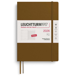 Kalender Weekly Planner & Notebook 2026 A5 Soft Cover Spice Brown in de groep Papier & Blokken / Kalenders en agenda's / 12 maanden agenda's bij Voorcrea (136250) Kalender Weekly Planner & Notebook 2026 A5 Soft Cover Spice Brown in de groep Papier & Blokken / Kalenders en agenda's / 12 maanden agenda's bij Voorcrea (136250)