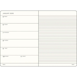 Kalender Weekly Planner & Notebook 2026 A5 Soft Cover Spice Brown in de groep Papier & Blokken / Kalenders en agenda's / 12 maanden agenda's bij Voorcrea (136250) Kalender Weekly Planner & Notebook 2026 A5 Soft Cover Spice Brown in de groep Papier & Blokken / Kalenders en agenda's / 12 maanden agenda's bij Voorcrea (136250)