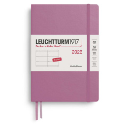 Kalender Weekly Planner 2026 A5 Dusty Rose in de groep Papier & Blokken / Kalenders en agenda's / 12 maanden agenda's bij Voorcrea (136252)