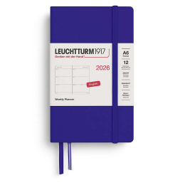 Kalender Weekly Planner 2026 A6 Ink in de groep Papier & Blokken / Kalenders en agenda's / 12 maanden agenda's bij Voorcrea (136266)