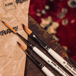 Penseel Memory Point Rond Maat 000 in de groep Kunstenaarsmateriaal / Penselen / Synthetische penselen bij Voorcrea (136276)