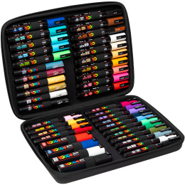 Posca Marker 40-set Rubbercase in de groep Pennen / Kunstenaarspotloden en -stiften / Acrylmarkers bij Voorcrea (136282) Posca Marker 40-set Rubbercase in de groep Pennen / Kunstenaarspotloden en -stiften / Acrylmarkers bij Voorcrea (136282)
